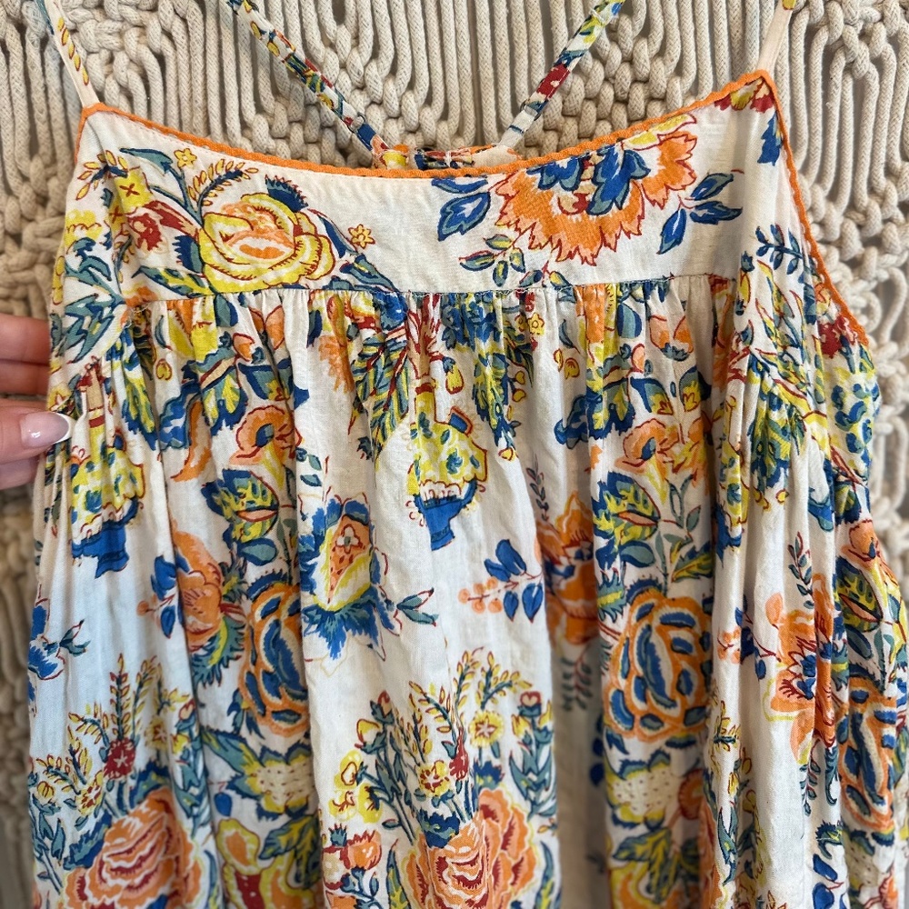 🌺ANTHROPOLOGIE (NWOT) SIZE MEDIUM Boho Beach Maxi Slip Dress